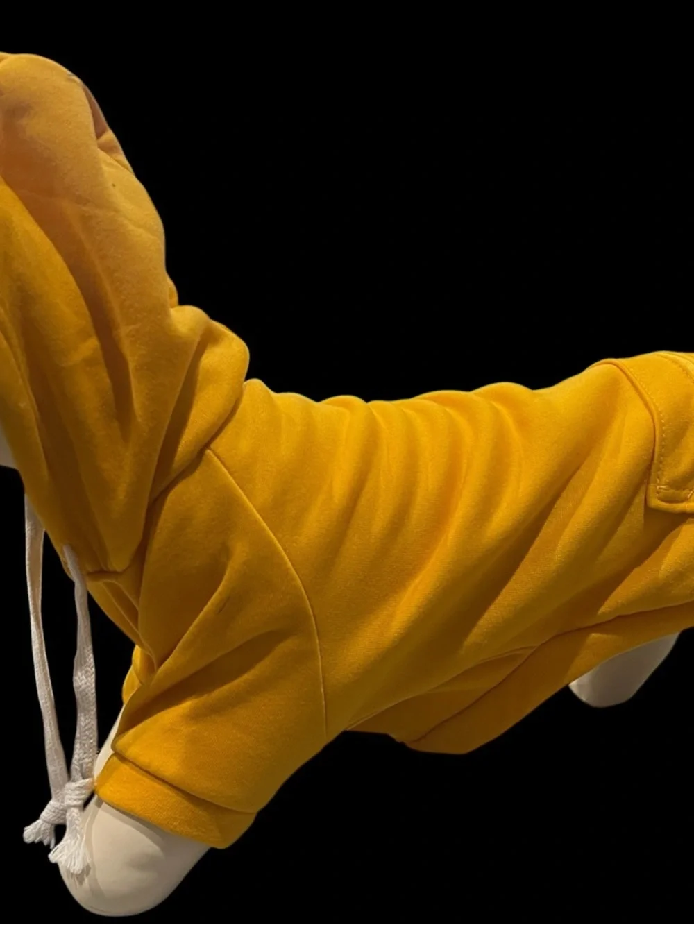 Yellow Pet Hoodie with Drawstring Hood – 2XL (NWT)
